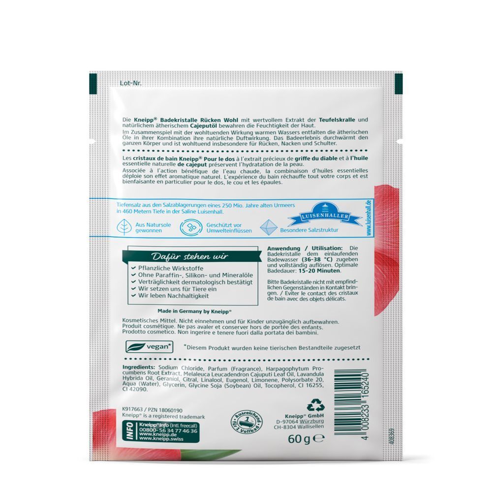 Kneipp® Badekristalle Rücken Wohl