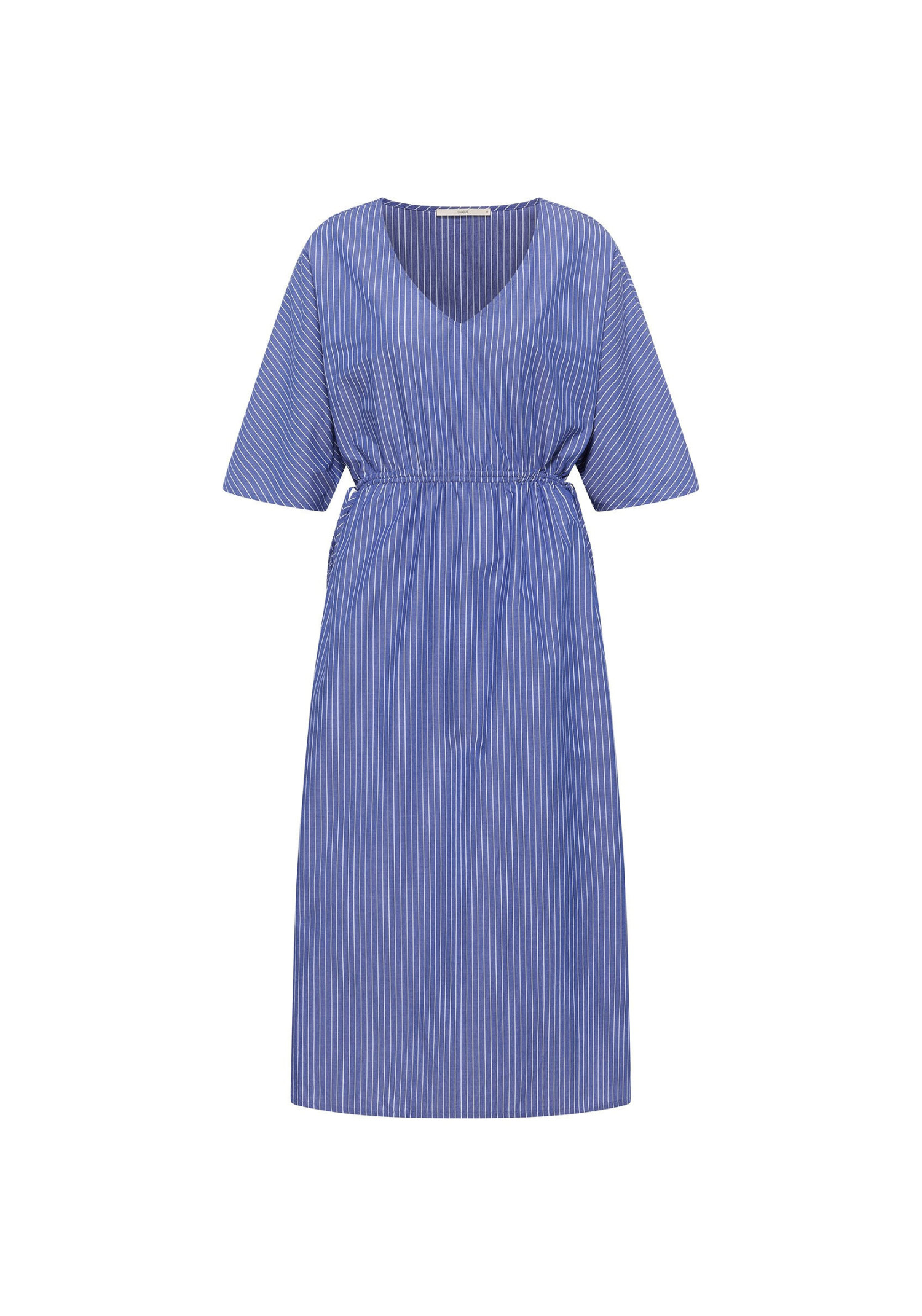 Lanius Chambray Bluse Lanius GOTS Horizon Blue | RRREVOLVE