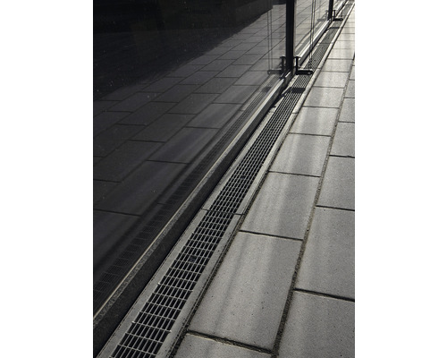 Hauraton Recyfix Plus 100 afvoergoot basisprofiel type 01 van PP 1000 mm x 147 mm x 135 mm