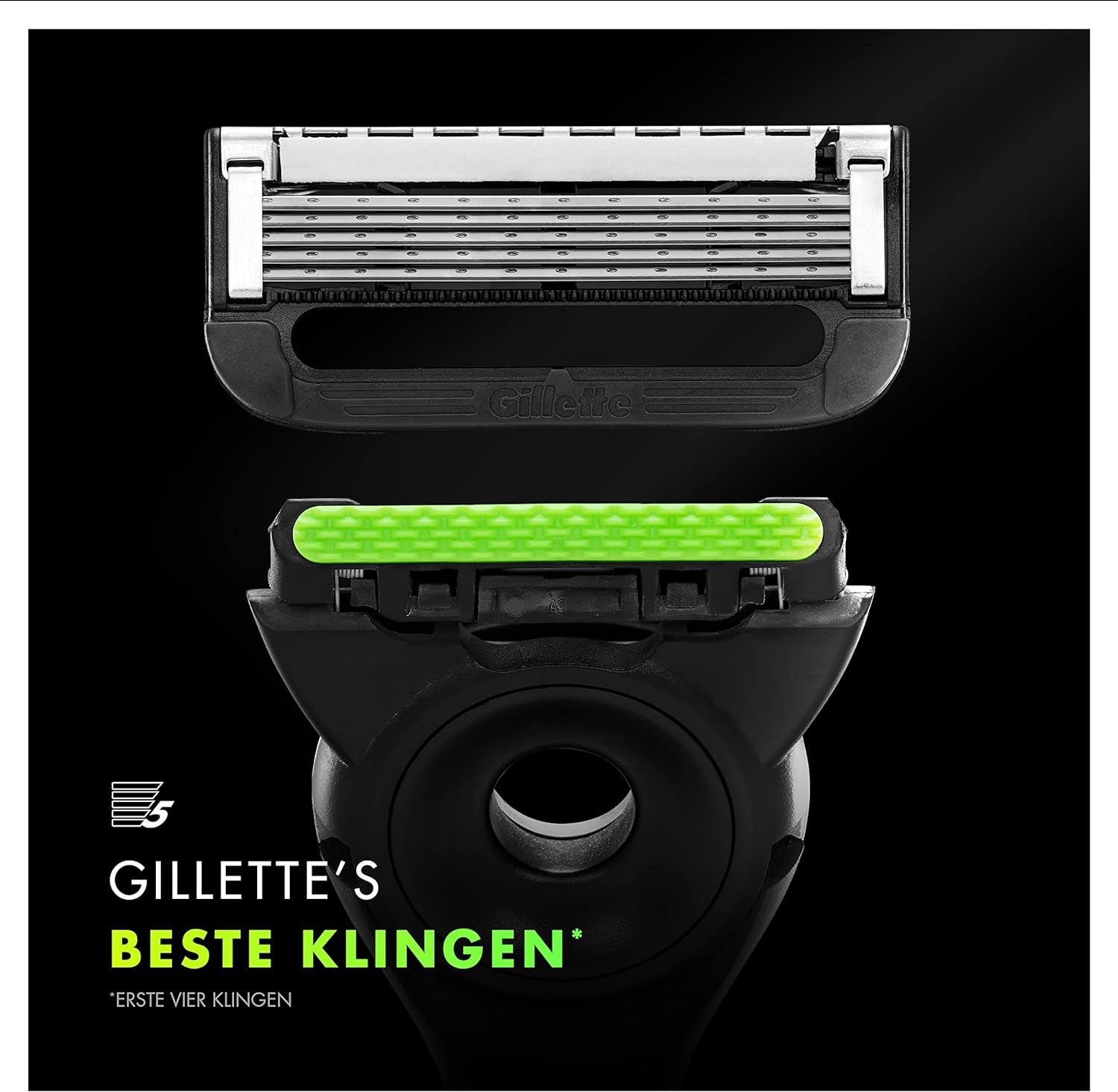 Gillette Labs Systemklingen 4er Nassrasierer Rasierer Klinge
