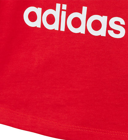 adidas Originals T-shirt - Trefoil - R?d/Hvid