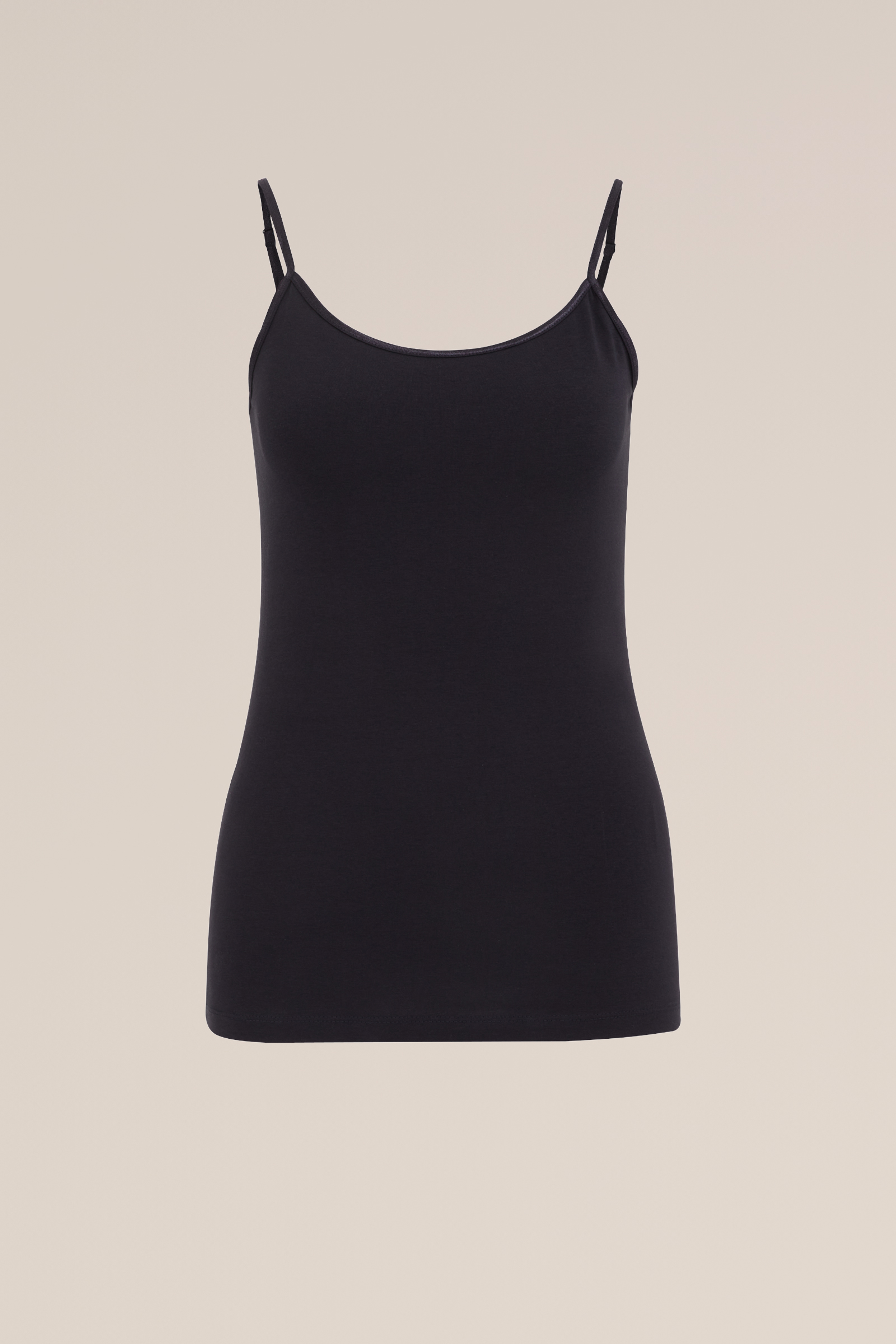 singlet van katoen WE Fashion Donkerblauw