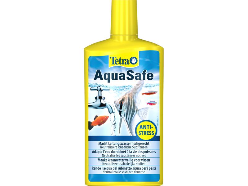 Tetra Wasserpflege AquaSafe, 500 ml Macht Leitungswasser sicher für Fische