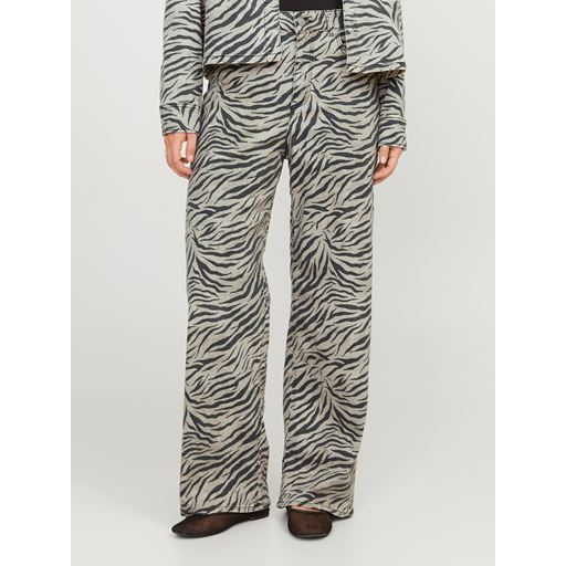 JJXX Sarah Tokyo Zebra Bukser, Feather Gray, L