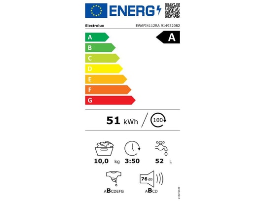 ELECTROLUX - Lave linge Frontal EW6FI4112RA