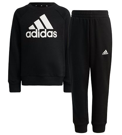 adidas Performance Sweatset - LK Bos JOG FT - Schwarz/Weiß
