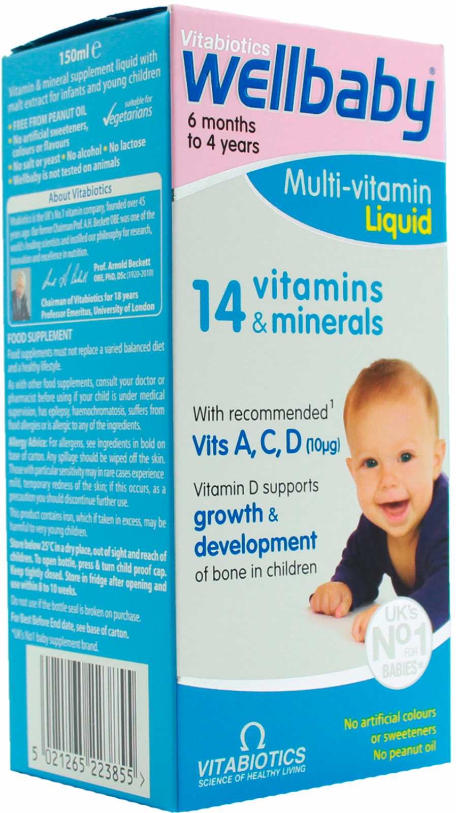 Vitabiotics WellBaby Multivitamínico Líquido 150ml