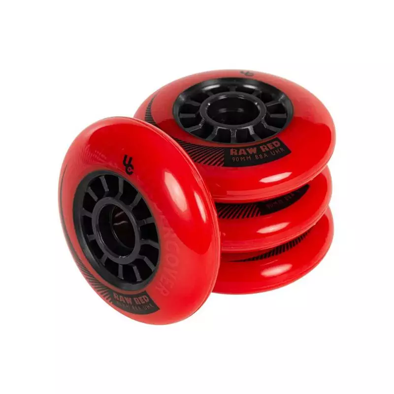 Roues roller UNDERCOVER Raw 90/88A Red (pack de 4)