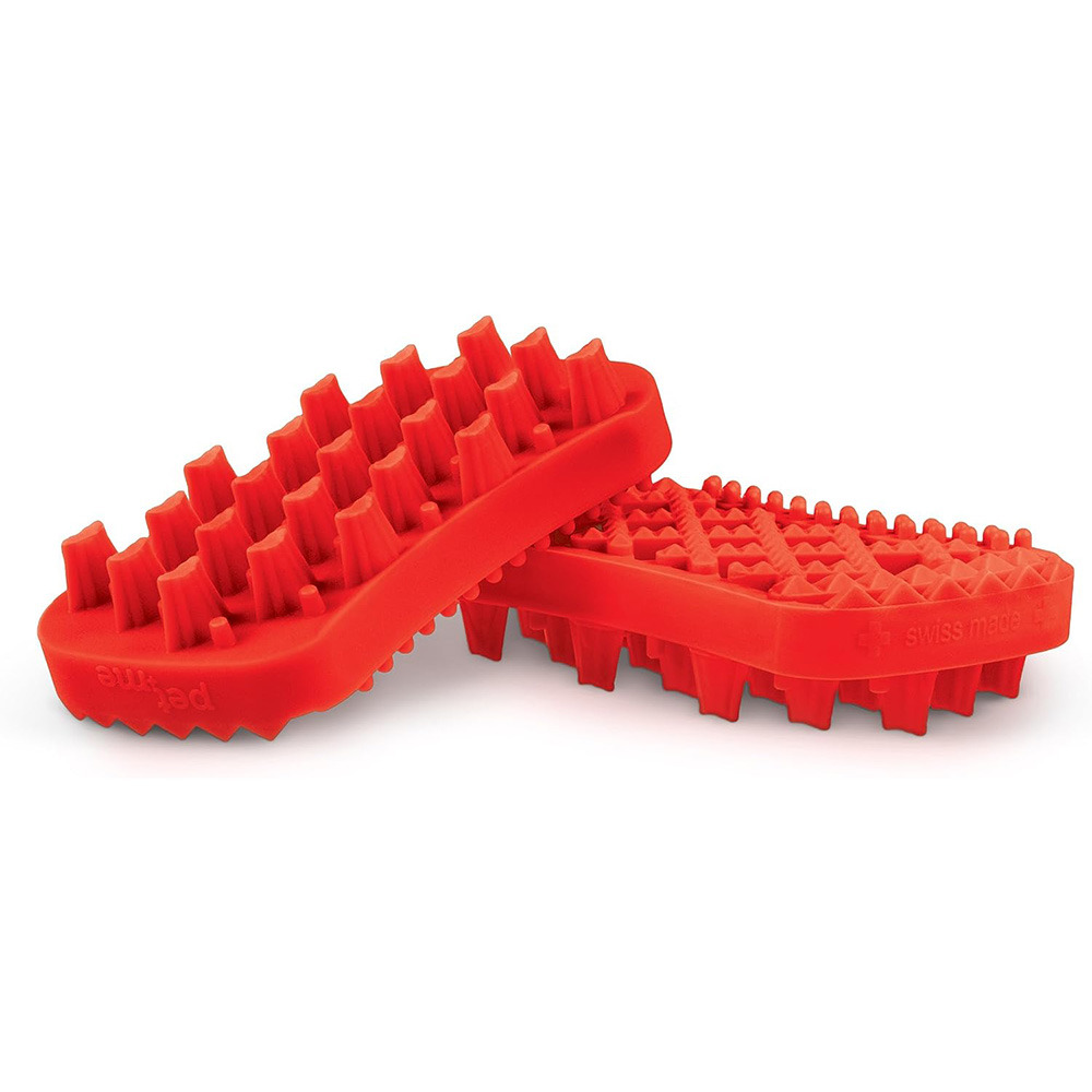 Brosse grands chiens à poils longs rouge
