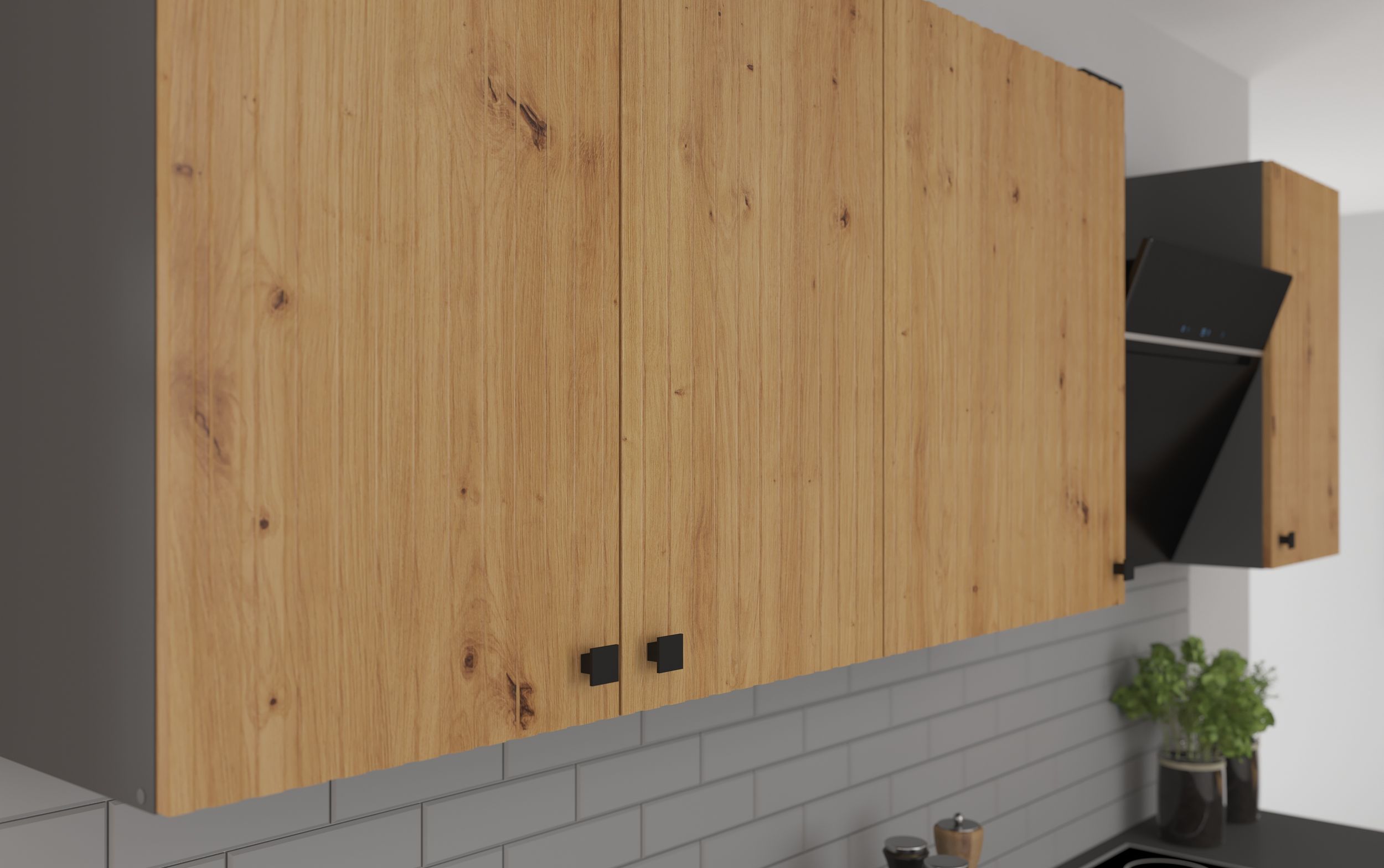 Winkelküche NESSA + AVA 250x250 Küchenzeile Einbauküche Eckküche Küche Grau