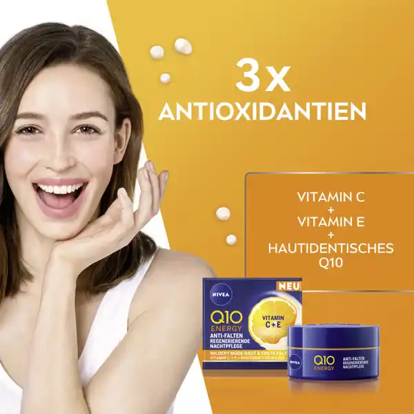 Q10 Energy Anti-Falten Regenerierende Nachtpflege
