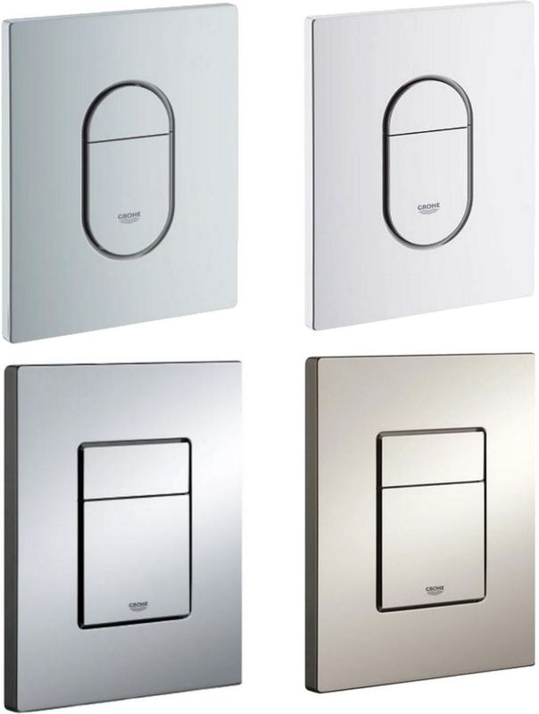 Grohe - Rapid SL - Toiletset - Met Arena of Skate Drukplaat - Basic Smart