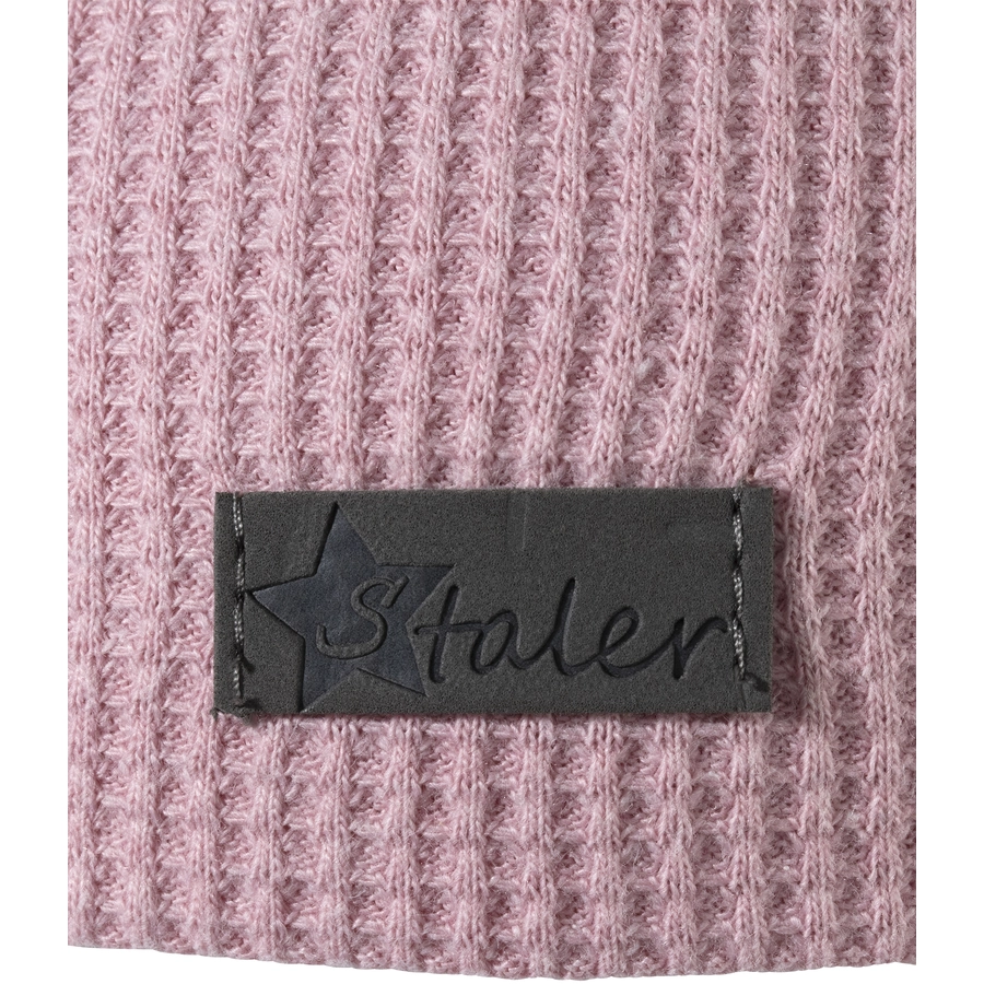 Sterntaler Slouch-Beanie Pique mattrosa