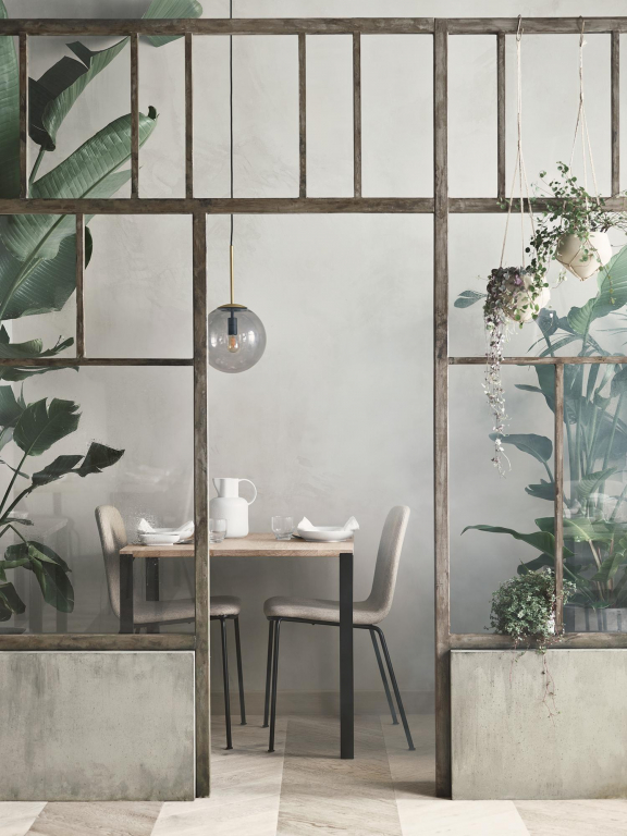 Bolia Link tafel 80x80 zwart onderstel