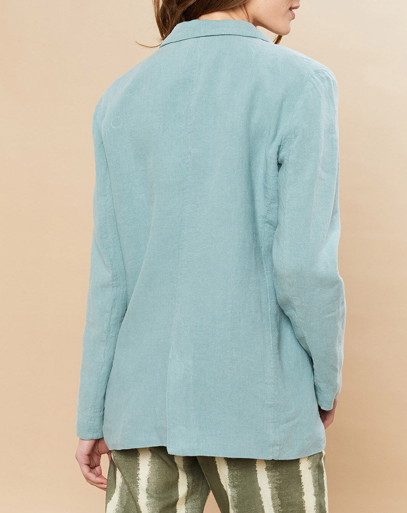 Hartford Veste 100% Lin Version eucalyptus