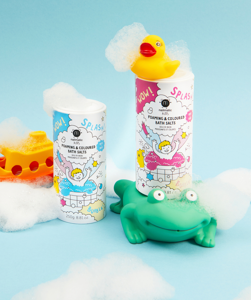 NAILMATIC– LES SELS DE BAIN MOUSSANTS ET COLORÉS ROSE