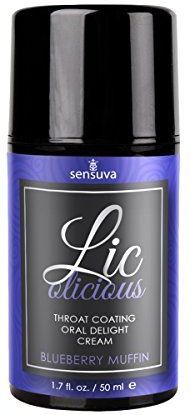 Sensuva - Lic-o-licious - Bosbessen Muffin - Oral Delight Cream - 50 ml - Stimulerend supplement