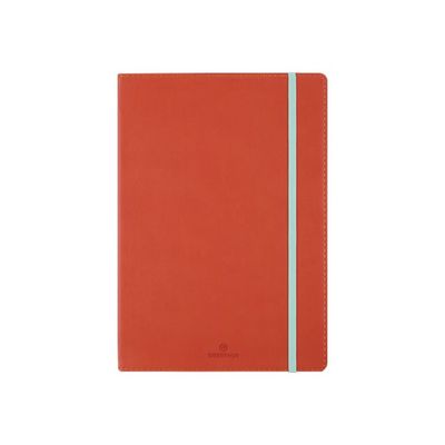 Oberthur Carmen - Carnet de notes souple - A5 - uni - 200 pages - corail