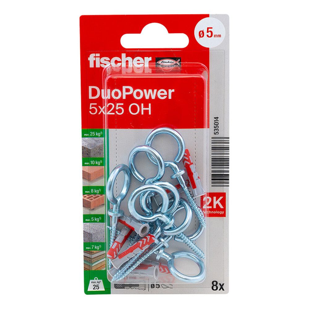 UNIVERSALPLUGG FISCHER DUOPOWER 5X25MM