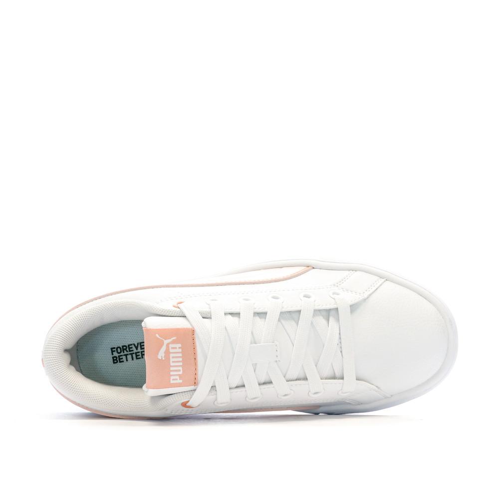 Puma Baskets Blanc/Rose Plateforme Femme Puma Kaia 2.0