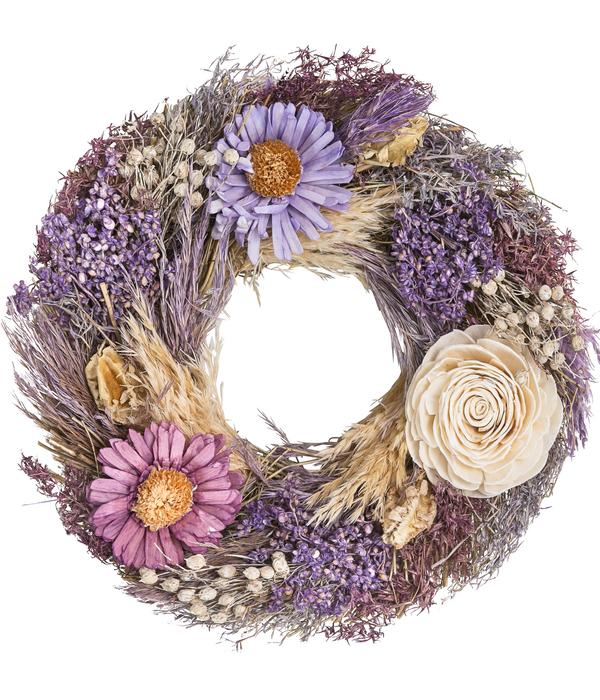 Dehner Kranz Beauty, lila, ca. Ø25 cm