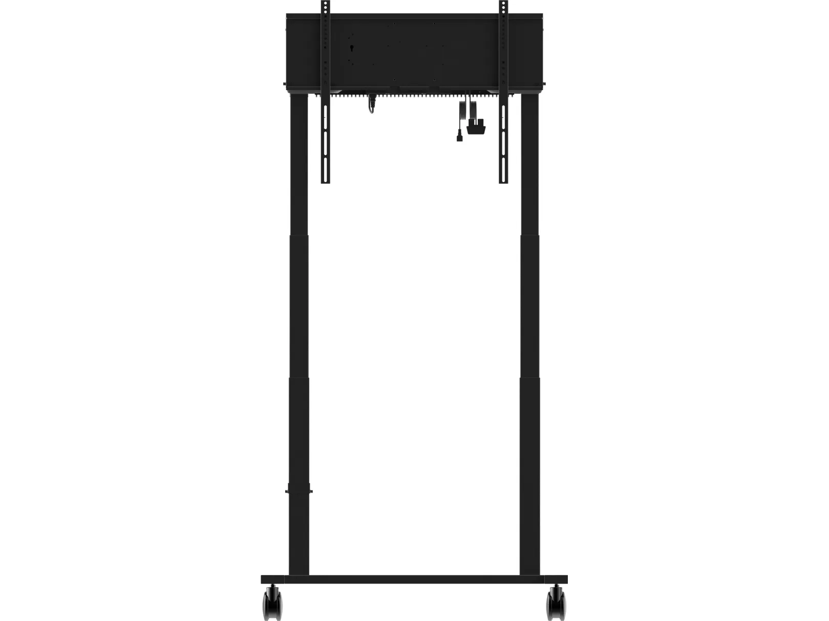 Iiyama MD-CAR2031-B1 - Vogn med hjul - dobbeltkolonne motoriseret - for fladt panel - med anti-kollision - sort - skærmstørrelse: 55