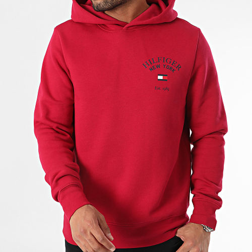 Sweat Capuche Arched Varsity 3641 Bordeaux