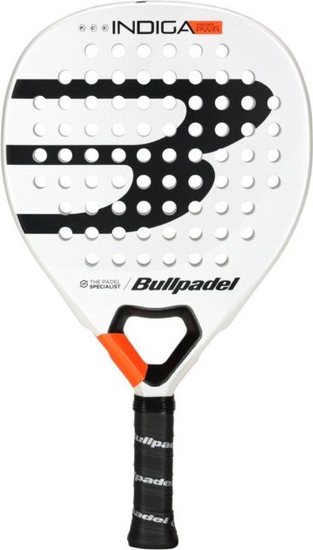 Bullpadel - Indiga Power 25 - Padel Racket - Kleur: Zwart - Materiaal: Carbon