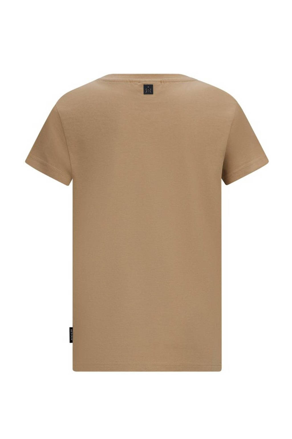 Retour Jeans T-shirt Zeb met printopdruk lichtzand