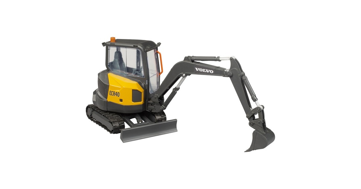 bruderVolvo Compact graafmachine ECR40 Modelvoertuig  (02465)