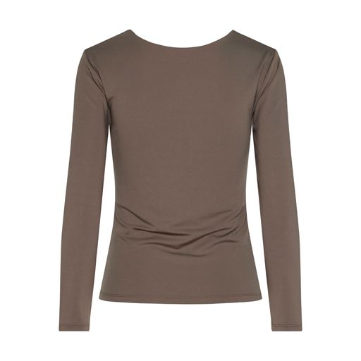 Pieces Neja Reversible Bluse, Morel, L