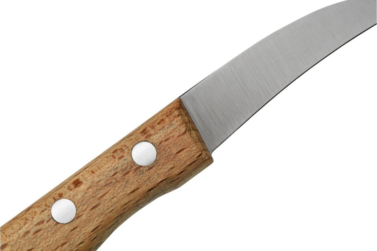 Otter Paring Knife 1010 Curved Carbon Beech, schilmes