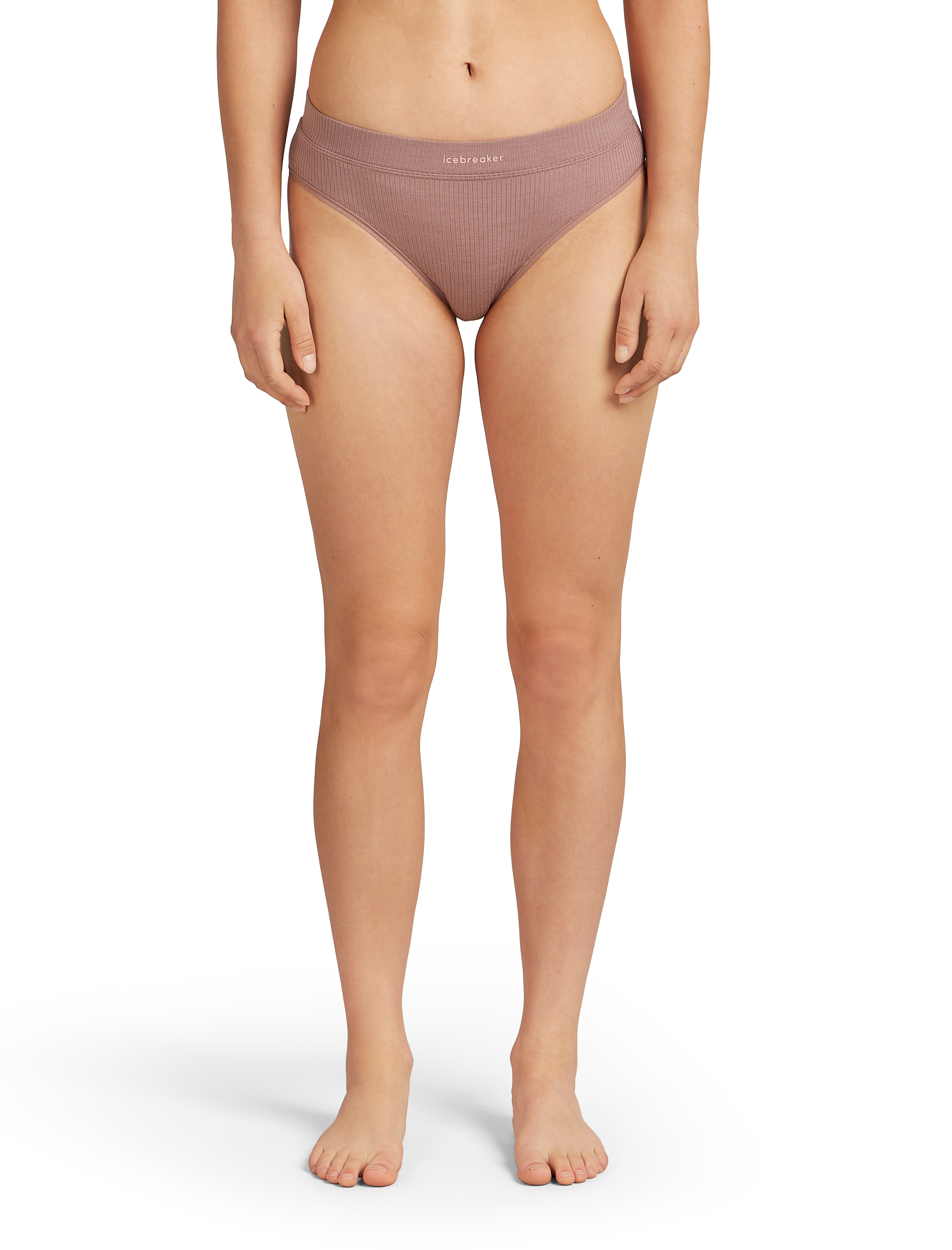 W Merino Blend Rib Lotus Hipster