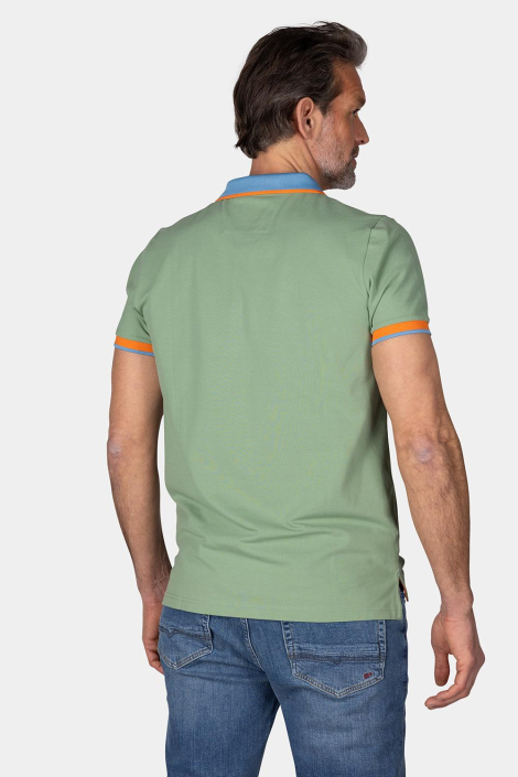 NZA groene heren polo