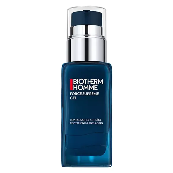 Biotherm Homme Supreme Force Gel Facial Reativador Antienvelhecimento para Rugas e Firmeza 50ml
