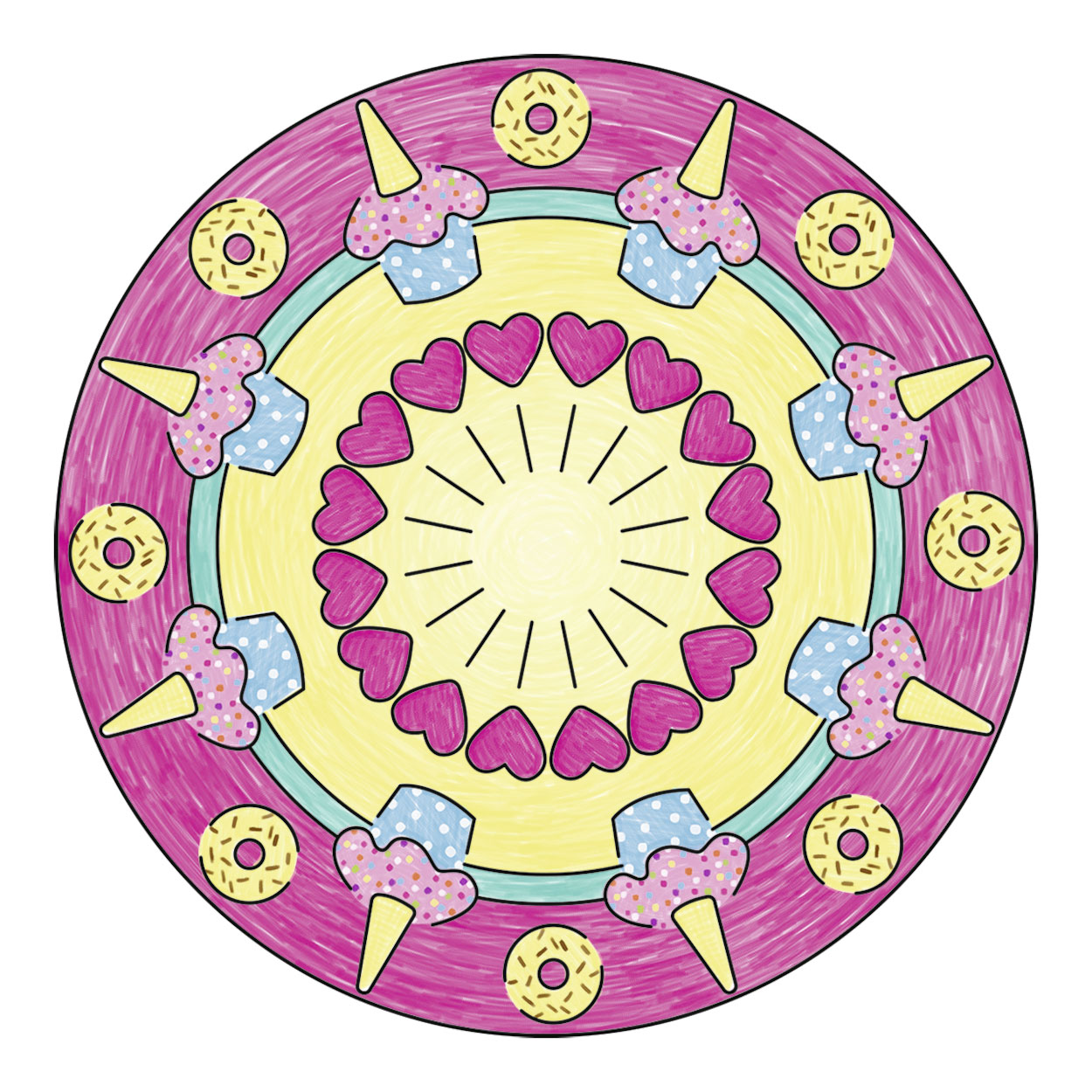 Mini Mandala-Designer - Eenhoorn