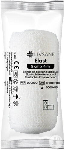 Livsane Elast Bande Fixation Cello 5cm 4m