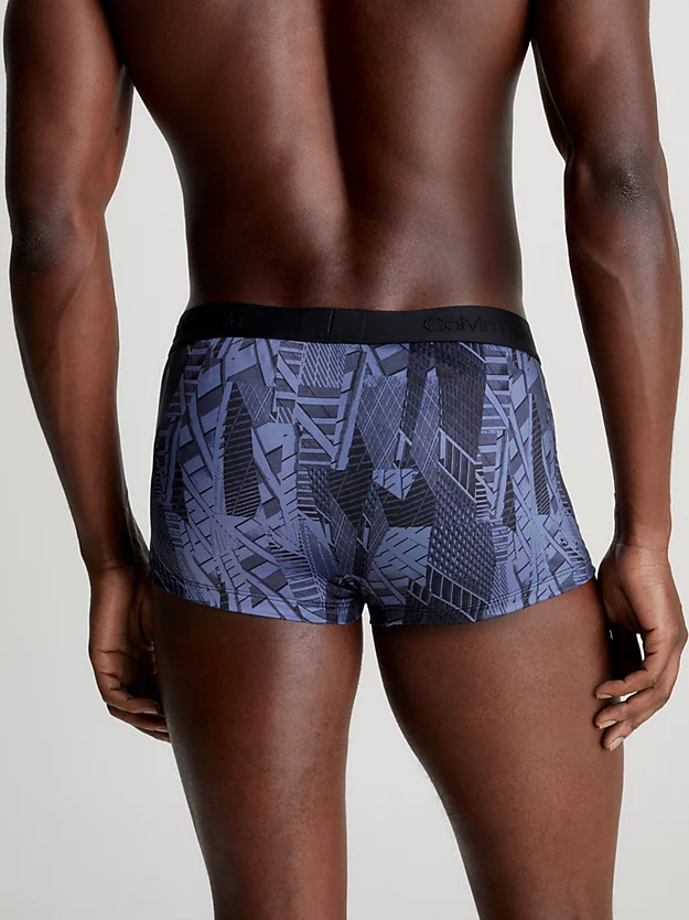 Cuecas Boxer de Cintura Baixa - CK Pretas