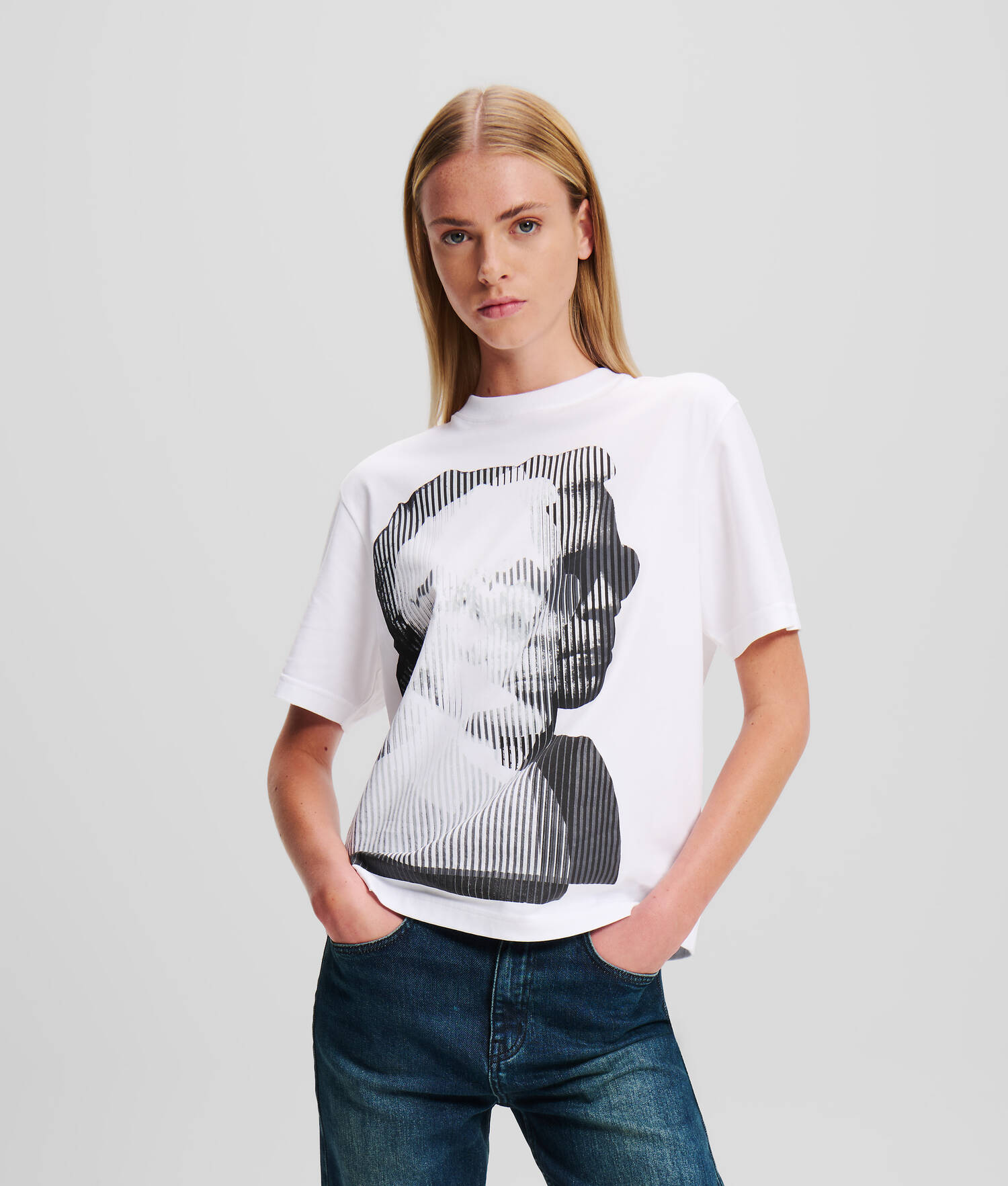 T-SHIRT IMPRIMÉ KARL KLJ