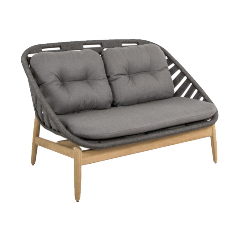 Cane-Line Strington 2-zits loungebank kussen dark grey