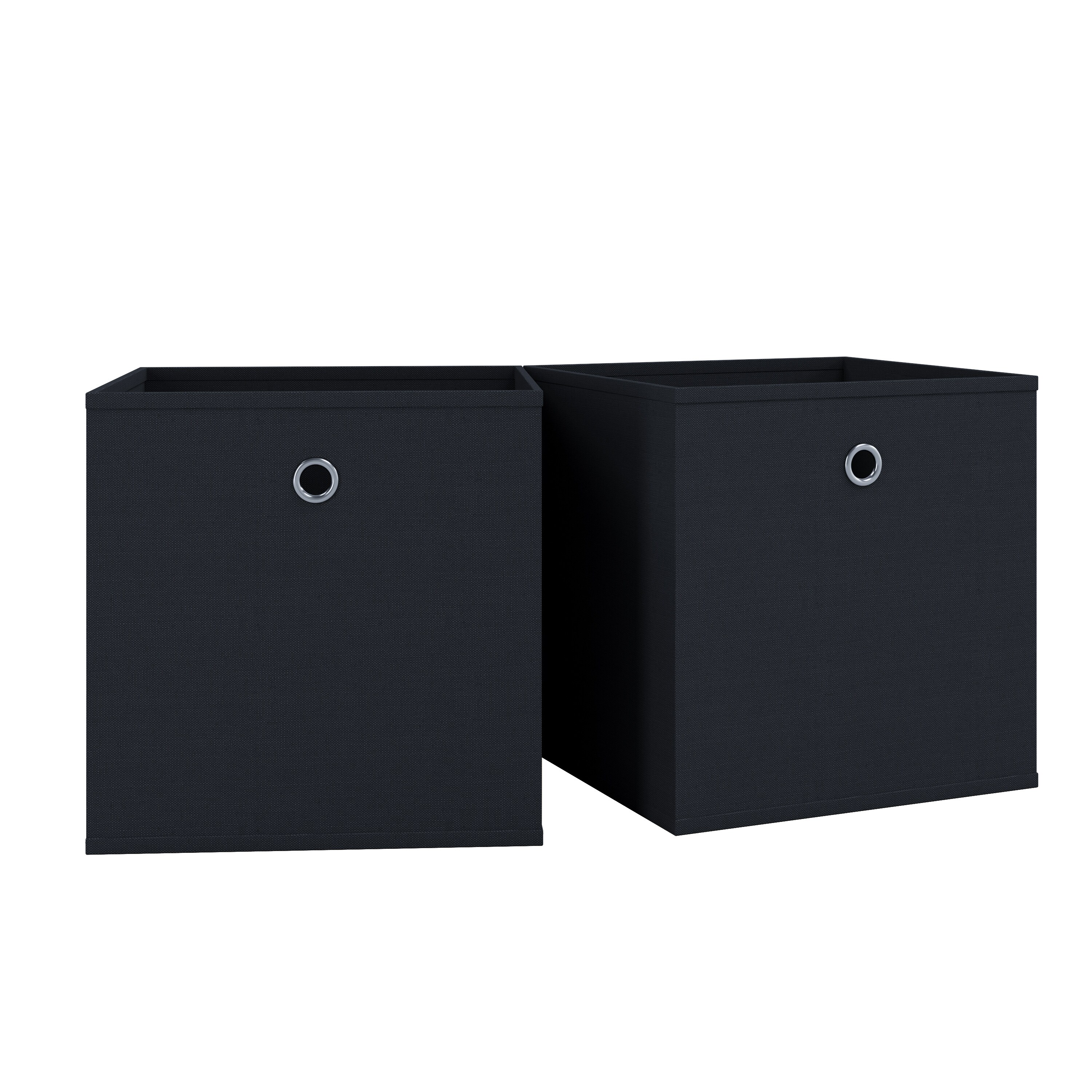 VCM 2er Set Faltbox Klappbox Stoff Kiste Faltschachtel Regalbox Aufbewahrung Boxas