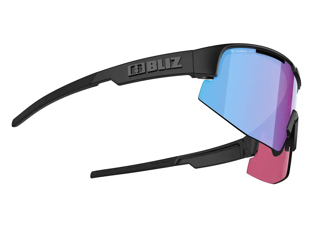 Bliz Matrix Sport Zonnebril Mat Zwart met Violet/Blue Multi Lens