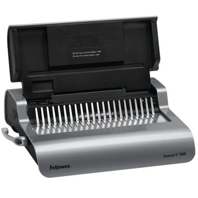 Fellowes Quasar-E 500 - machine à relier / relieuse perforeuse éléctrique - perfore 22 feuilles - relie 500f