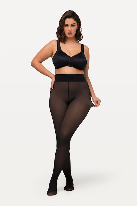 Strumpfhose, transparente Optik, innen hautfarben