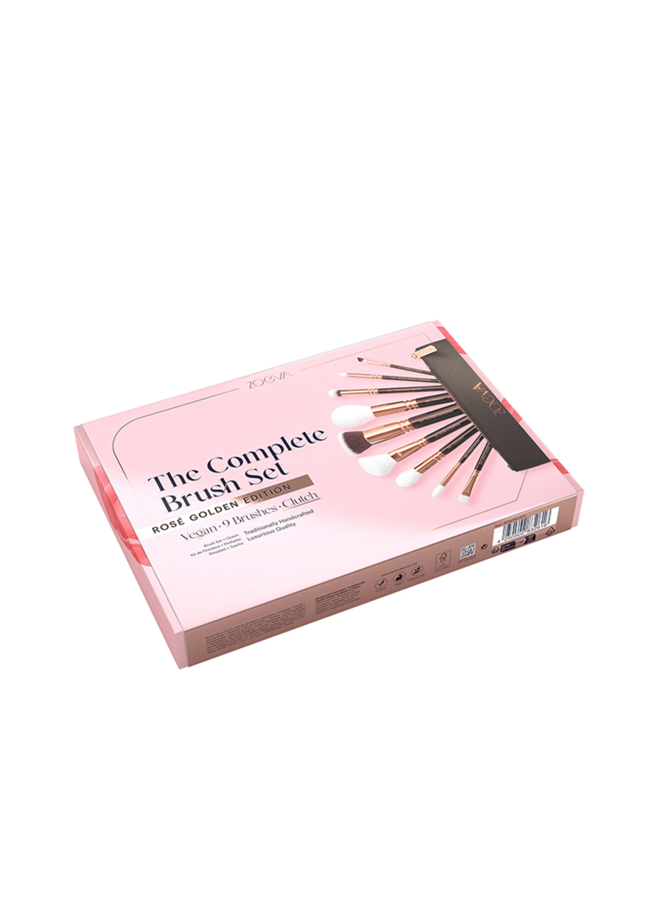 ZOEVA THE COMPLETE BRUSH SET - ROSÉ GOLDEN EDITION