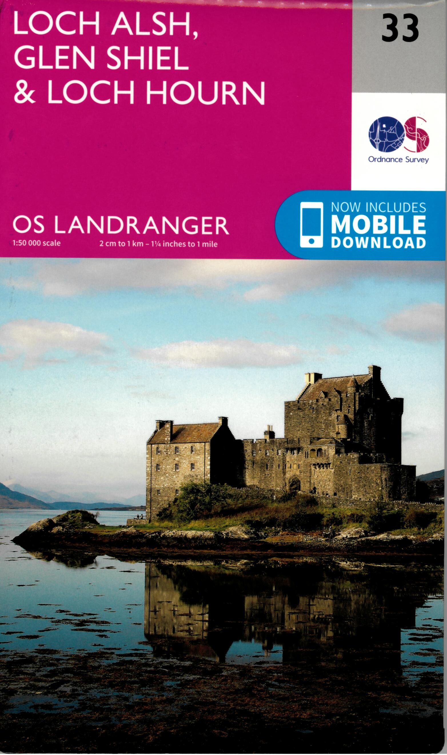 ORDNANCE SURVEY - 33 GB LOCH ALSH 1 50 000