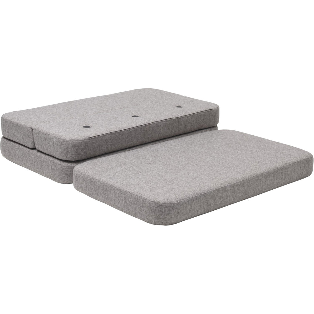 Køb by KlipKlap 3 Fold Sofa Beige With Sand KK 3 Fold Single Multi Grey With Grey KK 120 Cm