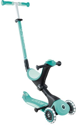Globber Go-Up Deluxe Lights 3-hjuls Sparkesykkel, Dark Mint