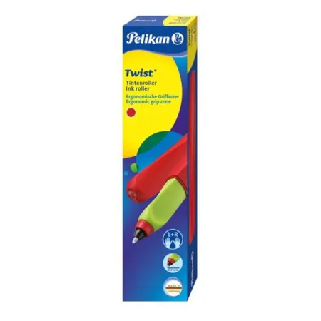 Pelikan Twist® Tintenroller Rot/Grün, universell für Rechts- und Linkshänder