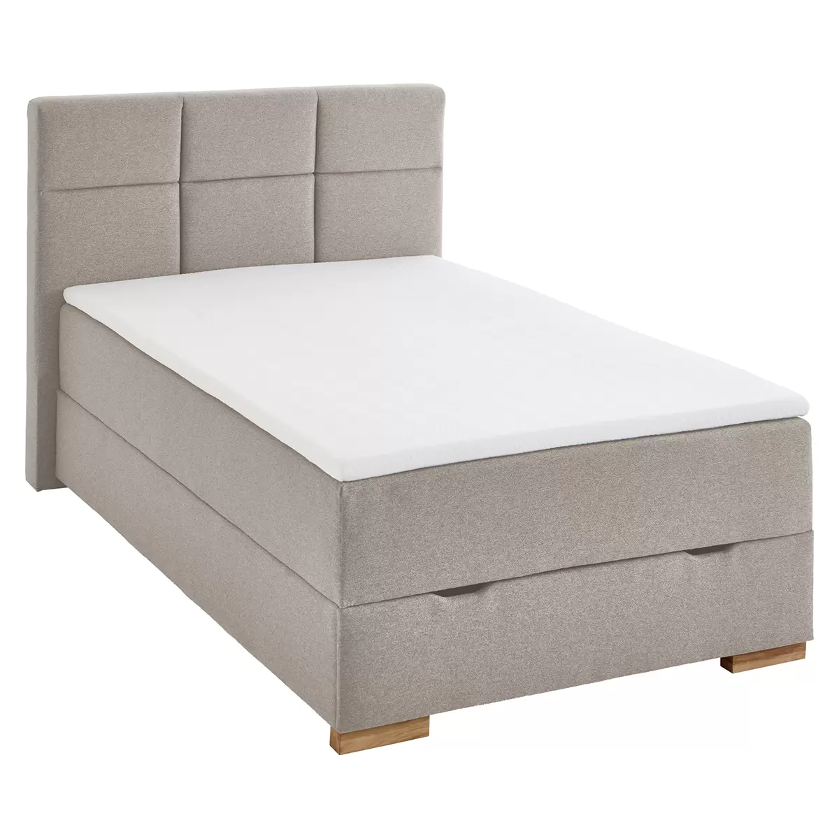 Boxspringbett Lago 120x200 taupe